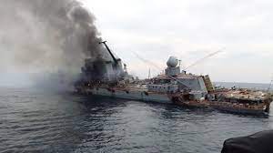 Indian Navy studying the sinking of Russian cruiser Moskva
