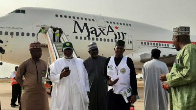 Pray for well-being, prosperity of Nigeria, President Buhari tells Nigerian pilgrims as first flight for 2022 Hajj takes off to S’Arabia