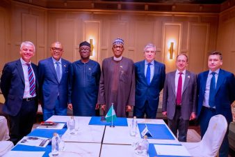At meeting with companies doing business with Nigeria in Spain, President Buhari promises secure, prosperous country