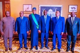 PHOTO NEWS: President Buhari receives Senegal’s Highest National Honour in Dakar