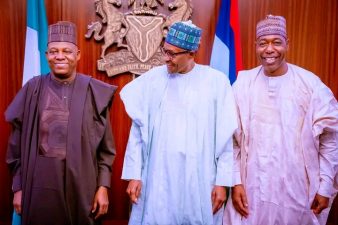 I will respond to you when I am handing over to you, your boss, President Buhari tells Shettima