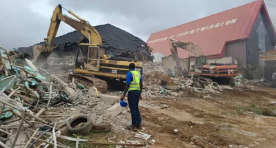 3-storey building collapses in Abuja