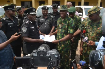 Delta Police Command receives 5 patrol vehicles donated by CDS Lucky Irabor   