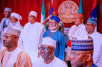 Buhari recalls impacts of 2015 Peace Accord with Jonathan, others as he receives Abdulsalami, Sultan, others