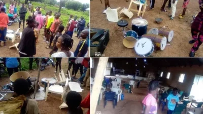 Masquerades storm Church in Northern state of Plateau, beat pastor, worshipers