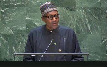 Buhari calls for debt cancellation for poor countries at UN