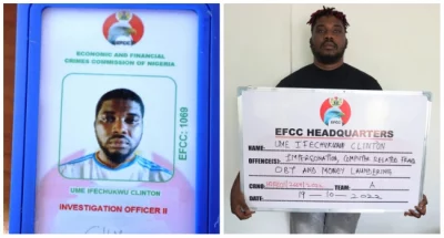 EFCC arrests fake EFCC operative over impersonation, €45,000 crypto-currency fraud