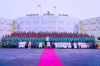 PHOTO NEWS: President Muhammadu Buhari commissions NDA Cadets of 69 Regular Course