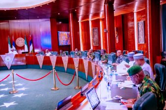 PHOTS NEWS: President Buhari presides over National Security Council in Abuja Friday