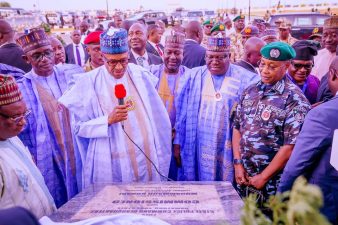 PHOTO NEWS: President Buhari commissions projects executed by Yobe State Govt and Nigerian Police 9th Jan 2023