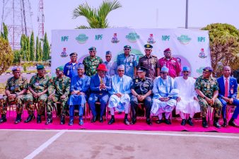 PHOTO NEWS: Nigeria’s President commissions new Police Critical Operational Assets in Abuja Feb 13, 2023