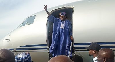 Bola Tinubu, Nigeria’s President-elect, returns after 32-day rest in Europe