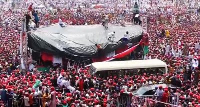 Inauguration stage collapses as Gov Abba Yusuf takes office in Kano