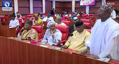 Shettima, Remi Tinubu present as 9th Senate valedictory session holds in Abuja