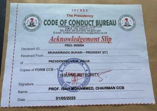 Nigeria’s ex-President, Buhari, submits assets declaration form, shows zero debt