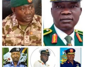 Profiles of new Nigerian security chiefs (June 20, 2023)