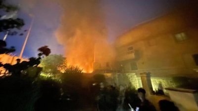Swedish embassy torched ahead of new Qur’an burning stunt