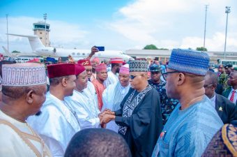 VP Shettima visits Kano on condolence visit to Sultan’s late father in-law, Galadanchi’s family