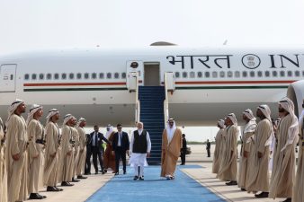 Indian PM, Modi lands in Abu Dhabi, as official planned visit to UAE begins