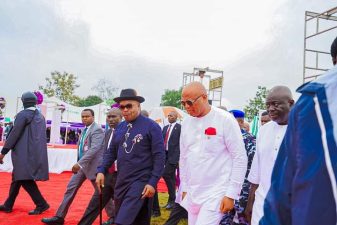 Gov Umo Eno attends burial of late Mrs Ekpo