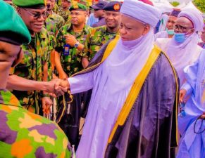 Immediate past Army Chief Yahaya turbaned Zarumman Sokoto, as Sultan rewards loyalty to nation at state govt’s event