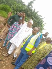 PHOTO NEWS: Osolo of Isolo, NOA officials, others tour flood-prone parts in town’s communities