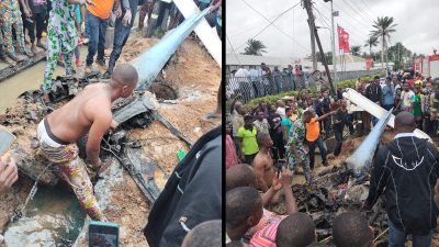 Small aircraft crashes in Ikeja, Lagos