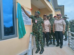 Newly completed projects of 181 Battalion, Agbor commissioned