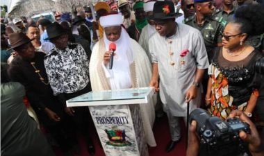 Sultan insists strength of nation lies in its diversity, as he commissions 10.2km road in Bayelsa