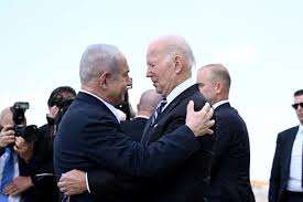 Biden arrives in Tel Aviv, backs Israel’s narrative on Gaza hospital attack