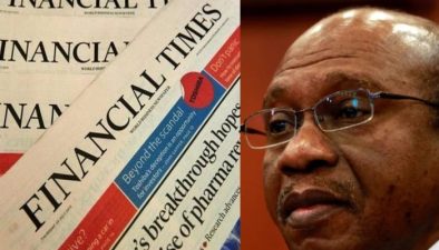 Tinubu’s removal of Emefiele as CBN Governor odd, smacked of political revenge, says Financial Times London
