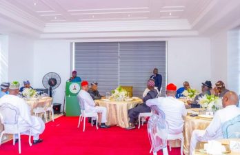 What President Tinunu told Nigeria Governors at Lagos residence Tuesday