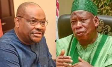 Top APC chieftain reveals how powerful Tinubu’s aide, Ganduje are working to Bring Wike down – Media Report