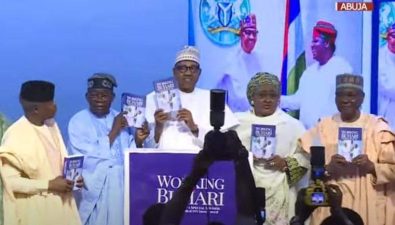 Buhari makes first visit to Abuja since leaving office, says Femi Adesina’s book worth his temporary return