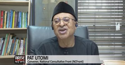 Utomi replies APC, says Nigeria will ŕise again through merger parties