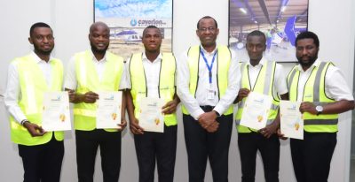 Excitement as Caverton trained Helicopters Landing Officers graduate