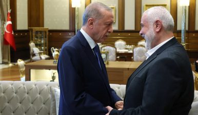 Erdogan, Hamas chief begin Istanbul meeting: Turkish media