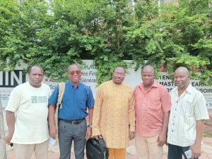 PHOTO: Defender Publisher meets ESM Benin University’s Registrar, others in Cotonou